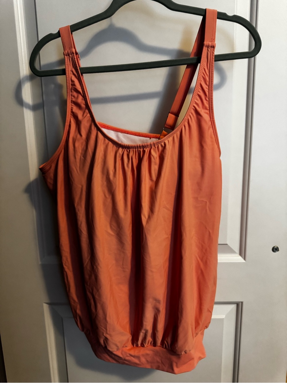Women's Adjustable-Strap swimsuit Tank Top in Coral
